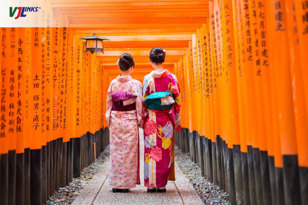 Nhật Bản nổi tiếng về quốc phục Kimono