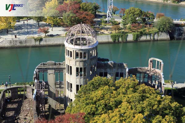 Nhật Bản nổi tiếng về khu tưởng niệm Hiroshima