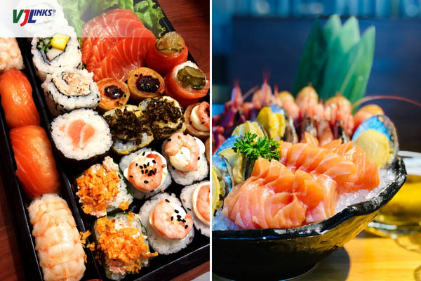 Nhật Bản cực kỳ nổi tiếng về Sushi và sashimi