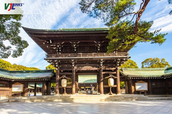 Đền Meiji Jingu – ngôi đền nổi tiếng nhất tại xứ sở hoa anh đào