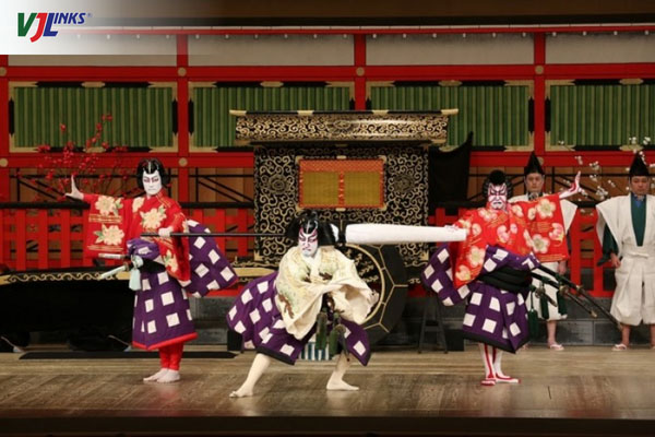 Kabuki là loại hình nghệ thuật sân khấu đặc sắc của Nhật Bản