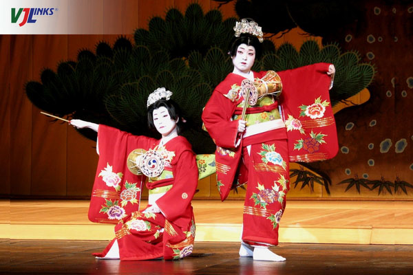 Vũ điệu (Bu) là cách mà diễn viên Kabuki truyền tải tâm lí nhân vật