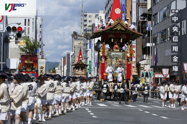 Các mốc thời gian diễn ra những hoạt động đặc sắc trong lễ hội Gion
